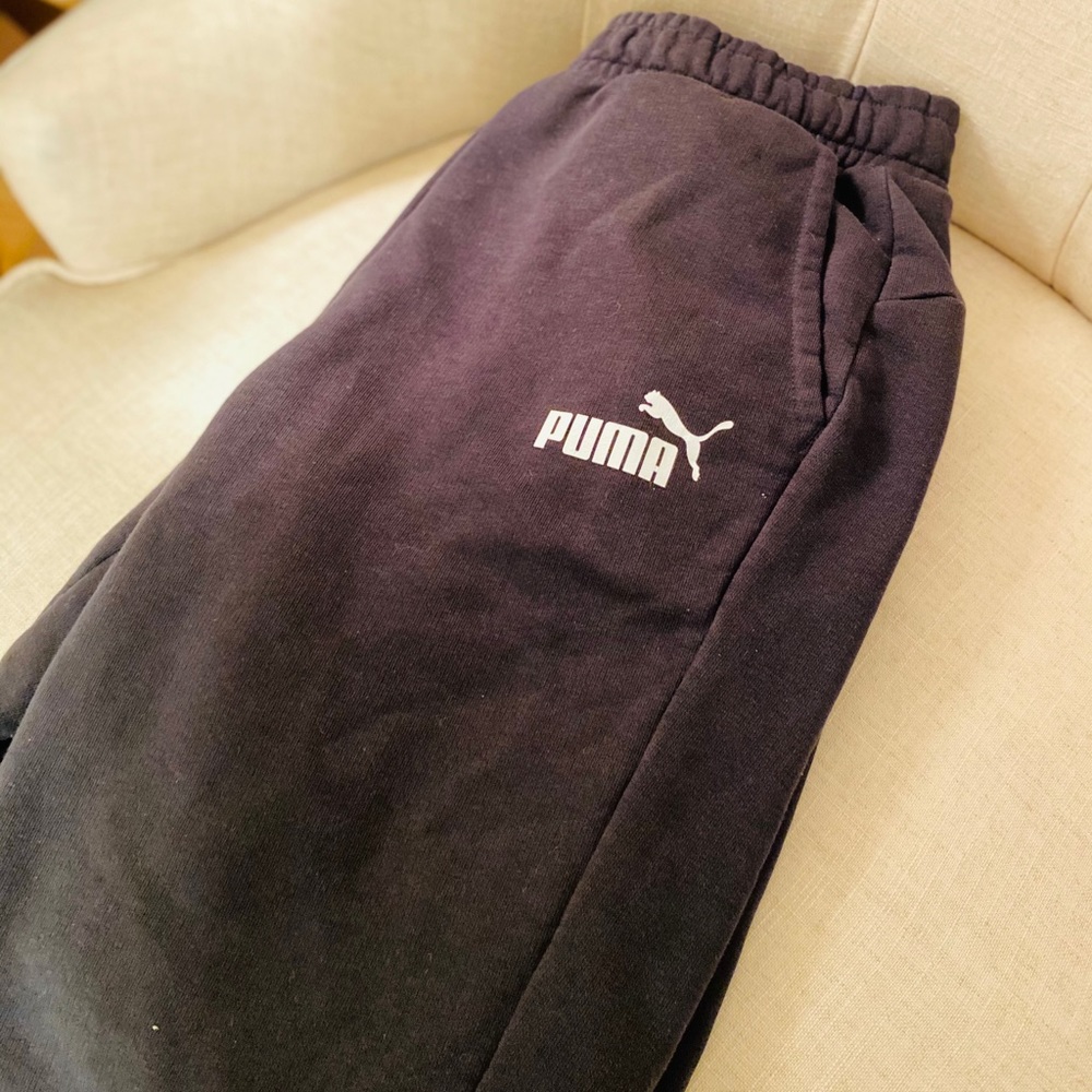 Puma Black Jogger Sweatpants